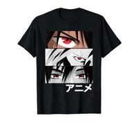 Enjoy Wear Cool Japanese Anime Manga Characters Graphic Camiseta gráfica económica, Hombre, Negro, XL