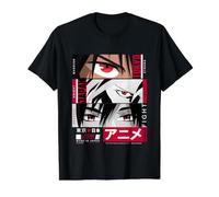 Enjoy Wear Cool Japanese Anime Manga Characters Graphic Camiseta gráfica económica, Hombre, Negro, XL