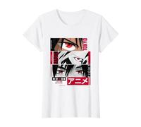 Enjoy Wear Cool Japanese Anime Manga Characters Graphic Camiseta gráfica económica, Mujer, Blanco, XL