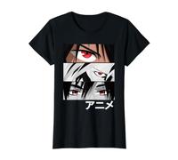 Enjoy Wear Cool Japanese Anime Manga Characters Graphic Camiseta gráfica económica, Mujer, Negro, XS