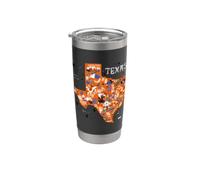 Enjoy Wear Cool Texas Map Tee Shirts, Wild Texas USA Vaso térmico de acero inoxidable de doble pared