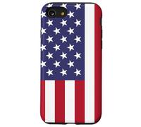 Enjoy Wear Illustration USA Flag Novelty Graphic Designs Carcasa para iPhone SE (2020) / 7/8