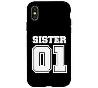 Enjoy World NO.1 Sister 01 Sport Style, Best Sister Ever Carcasa para iPhone X/XS