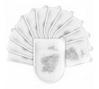 Enjoyaa Cartuchos de filtro de carbono, 10 cartuchos de filtro de repuesto con carbón activo y zeolita para Tetra EasyCrystal Filter Pack C600, cartuchos de filtro de pecera, 14 x 17,5 cm