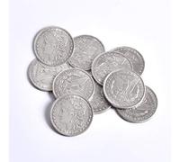 Enjoyer Trucos de magia de acero Morgan Dollar Moneda de trucos mágicos de la etapa ilusiones apareciendo/desapareciendo accesorios de mago, 10 unidades por lote