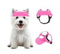 Enjoying Sombrero para Perro con Agujeros para Las Orejas, Apto para Todas Las Estaciones, para Perros Pequeños y Medianos 7,5-12,5 kg, Ideal para Caminar y Andar en Bicicleta, Rosa