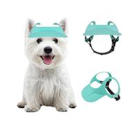 Enjoying Sombrero para Perro con Agujeros para Las Orejas, Apto para Todas Las Estaciones, para Perros Pequeños y Medianos 7,5-12,5 kg, Ideal para Caminar y Andar en Bicicleta, Azul