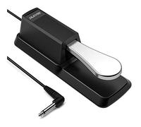 ENJOYPRO Pedal de sostenimiento, pedal electrónico de teclado de piano, pedal amortiguador de pie universal con conector de 1/4 pulgadas