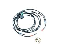 enjoysolar 6mm² cable de la batería controlador de carga solar y la batería con fusible M8 terminales de anillo (30A 6mm² + terminales de polo M8 - 3m)