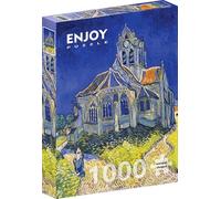 Enjoyy-1152 Vincent Van Gogh The Church in Auvers-sur-Oise Puzzle 1000 piezas