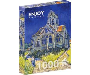 Enjoyy-1152 Vincent Van Gogh The Church in Auvers-sur-Oise Puzzle 1000 piezas