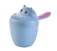 Enjuagador De Baño Hippopotamus - Cubo De Enjuague con Champú para Bebés, Protector Ocular , Accesorio De Baño para Niños Pequeños, Taza para Niños | Enjuagadora para Bebés Divertida Y Segura Par