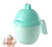 Enjuagador de vasos de ducha para niños,Taza de lavado para enjuague y champú - Cómodo vertedor de agua para baño de niños pequeños con 7 orificios de agua para disfrutar del tiempo de ducha Qumiuu