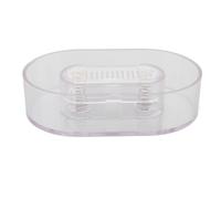 Enjuagadora de Maquinilla de Afeitar, Herramienta Limpiadora de Afeitado, Recortadora de Barba Portátil, para Cortapelos de Barba Tipo Empuje Manual (Transparente)