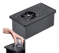Enjuague automático de vidrio de acero inoxidable y lavadora de vasos de alta presión para bares, cafeterías, fregaderos de cocina