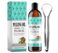 Enjuague Bucal, 100 Ml Enjuague Bucal Con Aceite De Coco, Enjuague Bucal Para Un Aliento Fresco Duradero, Elixirs Bucal Para Una Limpieza Bucal Completa, Colutorio De Uso Diario Líquido, Antiséptico