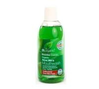 Enjuague Bucal Aloe Vera Orgánico - Enjuague bucal natural sin alcohol para el cuidado diario de dientes y encías - 500 ml