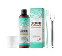 Enjuague Bucal Blanqueador Natural Con Aceite,Para Dientes Más Blancos Y Aliento Fresco,Blanqueamiento Suave Sin Dañar El Esmalte,Uso Diario Para Resultados Visibles.