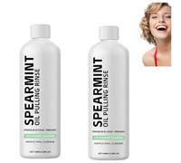 Enjuague bucal de aceite blanco, enjuague bucal de menta, limpieza profunda, aliento fresco, suave y eficaz