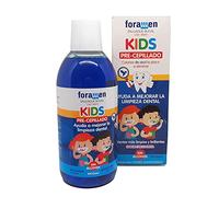 Enjuague bucal Infantil Pre-Cepillado 500ml · Especial para niños · Desarrollado de forma y composicion saludable · Protege encías y dientes