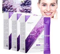 Enjuague bucal morado para blanqueamiento dental, enjuague bucal Total Care, previene caries, elimina manchas y restaura el brillo