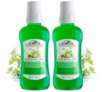 Enjuague Bucal Natural Corpore Sano 250 ml (Pack 2) Colutorio Sin Alcohol para Encías, con Hinojo, Mirra y Própolis, Ayuda contra el Mal Aliento, Sin Parabenos