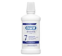 Oral-B 3D White Luxe Perfección Enjuague Bucal Sabor Menta Limpia 500 ml, Enjuague Bucal Sin Alcohol