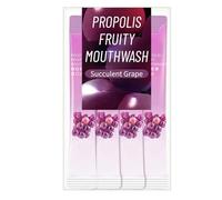 Enjuague bucal sin alcohol, enjuague bucal para adultos, 4 sabores diferentes de enjuague bucal de viaje ayuda a matar el 99% de los gérmenes del mal aliento, 20 usos, evita caries, sin flúor (uva)