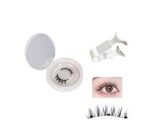 Enjuvie Magnetic Eyelashes Kit, Enjuvie Magnetic Lashes, Magnetic Lashes with Applicator Enjuvie, Double Sided Magnetic Eyelashes, Reusable Glueless Magnetic Eyelashes Natural Look (1set,USB11)