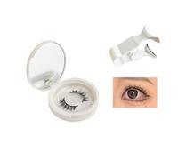 Enjuvie Magnetic Eyelashes Kit, Enjuvie Magnetic Lashes, Magnetic Lashes with Applicator Enjuvie, Double Sided Magnetic Eyelashes, Reusable Glueless Magnetic Eyelashes Natural Look (1set,USB06)