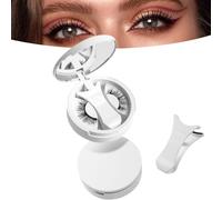 Enjuvie Magnetic Eyelashes with Applicator,2025 New Enjuvie Magnetic Lash Kit, Waterproof Magnetic Eye lashes Kit Easy To Put On,Reusable No Glue/Liner Needed Effortless Natural Look Glam (A1)