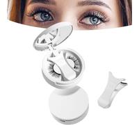 Enjuvie Magnetic Eyelashes with Applicator,2025 New Enjuvie Magnetic Lash Kit, Waterproof Magnetic Eye lashes Kit Easy To Put On,Reusable No Glue/Liner Needed Effortless Natural Look Glam (A4)