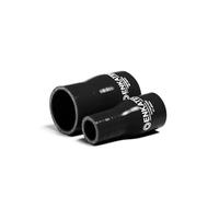ENKATEC® 100mm Manguera reductora Pieza reductora Manguera de silicona Manguera de aire de carga Manguera turbo Manguera de enfriamiento ID 16-114mm *Tamaño a elegir*, Color: Negro, ID Reductor: 38