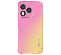 Enkay Funda blanda Honor 400 Lite esquinas reforzadas degradado, Rosa champán