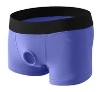 ENKETASU Lencería sexy para hombres ropa interior elefante divertido aspecto mojado transparente calzoncillos bóxer abierto frente Mankini Sexy Ouvert tanga transpirable cintura baja calzoncillos sexy