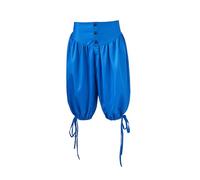 ENKETASU Pantalones piratas vikingos medievales retro renacentistas, para cosplay, carnaval, carnaval, disfraz, holgado, verano, pantalones steampunk, pantalones de ocio, monocolor, transpirables