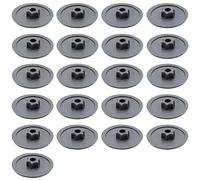 Enkotrade 21 tapones para tornillos de color antracita, Torx T40, 6 Lobe, tapas decorativas para cubrir con orificio para la cabeza, insertar en el agujero de la cabeza, tapas de tornillo