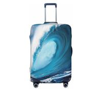 EnkzpoHen Big Ocean Wave - Funda elástica para maleta, apta para viajes de negocios y vacaciones (S a XL), Black, M