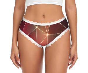 EnkzpoHen Bragas de encaje para mujer, con estampado de constelación de galaxia, ligeras, sedosas, invisibles, invisibles, blanco, M
