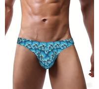 EnkzpoHen Dolphins In Love - Calzoncillos elásticos para hombre, elegantes, cómodos y suaves, Negro, 4XL