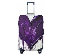 EnkzpoHen Funda elástica para maleta con estampado de amor, adecuada para viajes de negocios y vacaciones (S a XL), Black, XL