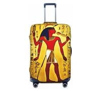 EnkzpoHen Funda elástica para maleta con estampado de la serie Tribe del Antiguo Egipto, adecuada para viajes de negocios y vacaciones (S a XL), Black, M