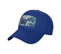 EnkzpoHen Gorra de béisbol unisex con estampado Within The Tides, sombrero ligero ajustable para golf y correr, Azul Real, Talla única