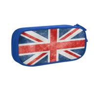 EnkzpoHen The Union Flag Print - Estuche de viaje de alta capacidad para oficina y hogar, cremallera de doble capa, Blue, Talla única, Juego de mochila escolar