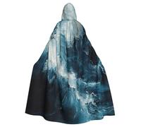 EnkzpoHen Within The Tides - Capa con capucha de longitud completa para adultos, fiestas, cosplay y eventos de carnaval