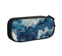 EnkzpoHen Within The Tides - Estuche de viaje de alta capacidad para oficina y hogar, cremallera de doble capa, Black, Talla única, Juego de mochila escolar