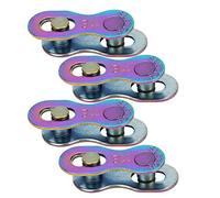 Enlace de Cadena de Bicicleta Cadena de Bicicleta de Acero Conjunto de Bicicleta Accesorio de Ciclismo de Enlace de Cadena de liberaci¨®n r¨¢pida para Cadena de 11 velocidades(Vistoso)