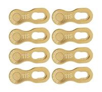 Enlace de cadena de bicicleta,liberación rápida para 11 velocidades,accesorio de ciclismo de acero dorado for ciclistas profesionales y aficionados en reparaciones urgentes