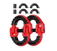 Enlace de conector de cadena de seguridad, 1/2 pulg., enganche de remolque Hammerlock, rojo