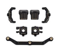 Enlace de dirección de Cubierta de diferencial de Hacha, conexión de dirección de latón Mejorada para Piezas de Coche RC a Escala 1/18, compatibles con Varios Modelos(Whole Set)